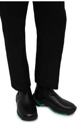 Мужские кожаные челси flash BOTTEGA VENETA черного цвета, арт. 668586/VBSD0 | Фото 3 (Каблук высота: Высокий; Материал внешний: Кожа; Материал внутренний: Натуральная кожа, Текстиль; Материал утеплителя: Без утеплителя; Подошва: Плоская; Мужское Кросс-КТ: Сапоги-обувь, Челси-обувь)