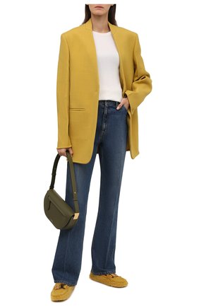 Женские меховые мокасины TOD’S желтого цвета по цене 435000 тенге, арт. XXW00G0EX70JQN | Фото 2 Женские меховые мокасины TOD’S желтого цвета, арт. XXW00G0EX70JQN | Фото 2 (Материал утеплителя: Натуральный мех; Материал внешний: Натуральный мех; Подошва: Плоская, Платформа)
