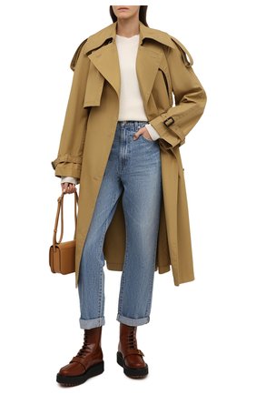 Женские кожаные ботинки TOD’S коричневого цвета по цене 73500 руб., арт. XXW02K0FB800G9 | Фото 2 Женские кожаные ботинки TOD’S коричневого цвета, арт. XXW02K0FB800G9 | Фото 2 (Материал внутренний: Натуральная кожа; Подошва: Платформа; Женское Кросс-КТ: Военные ботинки)