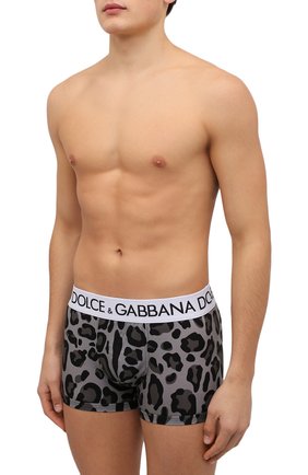 Мужские хлопковые боксеры DOLCE & GABBANA леопардового цвета по цене 8220 руб., арт. M4D34J/FSGXP | Фото 2 Мужские хлопковые боксеры DOLCE & GABBANA леопардового цвета, арт. M4D34J/FSGXP | Фото 2 (Материал внешний: Хлопок; Кросс-КТ: бельё; Мужское Кросс-КТ: Трусы)