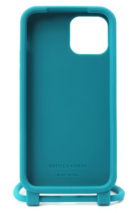 Чехол для iphone 12/12 pro BOTTEGA VENETA бирюзового цвета по цене 13300 руб., арт. 680029/V0EY0 | Фото 2 Чехол для iphone 12/12 pro BOTTEGA VENETA бирюзового цвета, арт. 680029/V0EY0 | Фото 2