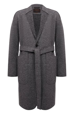 Мужской пальто из кашемира и шерсти ZEGNA COUTURE серого цвета по цене 419000 руб., арт. 287016/4D26N0 | Фото 1 Мужской пальто из кашемира и шерсти ZEGNA COUTURE серого цвета, арт. 287016/4D26N0 | Фото 1 (Рукава: Длинные; Материал внешний: Кашемир, Шерсть; Длина (верхняя одежда): До колена; Мужское Кросс-КТ: пальто-верхняя одежда; Стили: Кэжуэл)