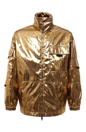 Мужская утепленная куртка DOLCE & GABBANA золотого цвета, арт. G9WD3T/FUSFX | Фото 1 (Материал подклада: Синтетический материал; Материал внешний: Синтетический материал; Рукава: Длинные; Длина (верхняя одежда): Короткие; Мужское Кросс-КТ: утепленные куртки; Кросс-КТ: Куртка; Стили: Гламурный; Региональные ограничения белый список (Axapta Mercury): RU)