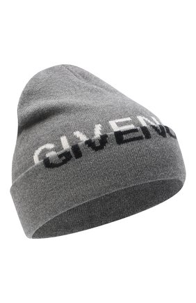 Детского хлопковая шапка GIVENCHY серого цвета по цене 15050 руб., арт. H21047 | Фото 1 Детского хлопковая шапка GIVENCHY серого цвета, арт. H21047 | Фото 1 (Материал: Текстиль, Хлопок)