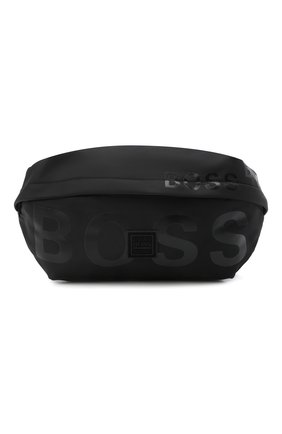 Детская поясная сумка BOSS черного цвета по цене 6940 руб., арт. J20315 | Фото 1 Детская поясная сумка BOSS черного цвета, арт. J20315 | Фото 1 (Материал: Текстиль)