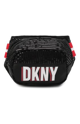 Детская поясная сумка DKNY черного цвета по цене 0 руб., арт. D30521 | Фото 1 Детская поясная сумка DKNY черного цвета, арт. D30521 | Фото 1 (Материал: Текстиль)