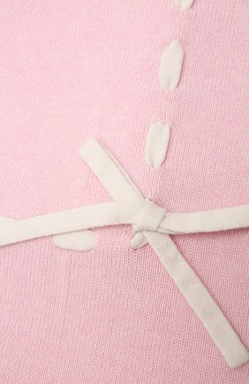Детского кашемировое одеяло BABY T розового цвета, арт. 21AIC872C0 | Фото 2 (Материал: Кашемир, Шерсть, Текстиль)