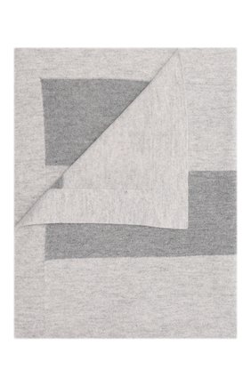 Детского шерстяное одеяло BABY T серого цвета, арт. 21AI172C0 | Фото 1 (Материал: Текстиль, Шерсть)