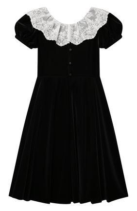 Детское платье DESIGNERS CAT черного цвета по цене 37500 руб., арт. 100000K01000946/10A-12A | Фото 1 Детское платье DESIGNERS CAT черного цвета, арт. 100000K01000946/10A-12A | Фото 1 (Материал внешний: Синтетический материал; Рукава: Короткие; Материал подклада: Хлопок; Девочки Кросс-КТ: Платье-одежда; Случай: Повседневный)