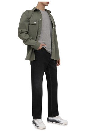 Мужская хлопковая футболка RALPH LAUREN серого цвета по цене 17500 руб., арт. 790508153 | Фото 2 Мужская хлопковая футболка RALPH LAUREN серого цвета, арт. 790508153 | Фото 2 (Материал внешний: Хлопок; Принт: Без принта; Стили: Кэжуэл; Рукава: Короткие; Длина (для топов): Стандартные)