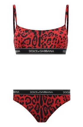 Женский раздельный купальник DOLCE & GABBANA красного цвета по цене 37800 руб., арт. 08A91J/FSGYP | Фото 1 Женский раздельный купальник DOLCE & GABBANA красного цвета, арт. 08A91J/FSGYP | Фото 1 (Материал внешний: Синтетический материал; Женское Кросс-КТ: Раздельные купальники)