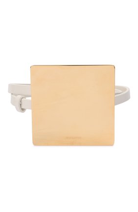 Женский кожаный пояс JIL SANDER белого цвета по цене 52950 руб., арт. JSWT800433-WTS69158 | Фото 1 Женский кожаный пояс JIL SANDER белого цвета, арт. JSWT800433-WTS69158 | Фото 1 (Кросс-КТ: Тонкие)