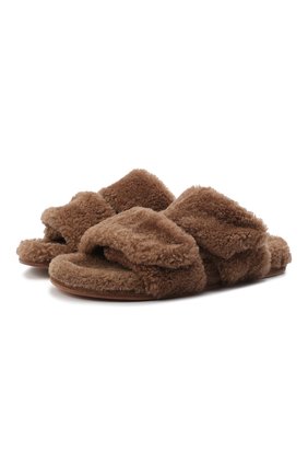 Женские сандалии из овчины DRIES VAN NOTEN бежевого цвета по цене 54250 руб., арт. WW212/233/QU901 | Фото 1 Женские сандалии из овчины DRIES VAN NOTEN бежевого цвета, арт. WW212/233/QU901 | Фото 1 (Материал внешний: Натуральный мех; Подошва: Платформа; Материал утеплителя: Натуральный мех)
