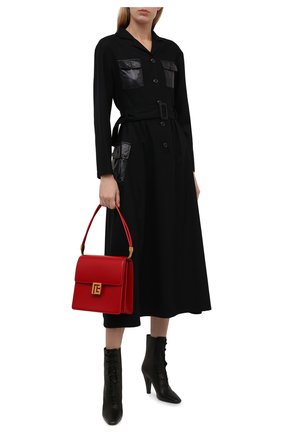 Женские кожаные ботильоны SAINT LAURENT черного цвета по цене 86800 руб., арт. 670341/25V00 | Фото 2 Женские кожаные ботильоны SAINT LAURENT черного цвета, арт. 670341/25V00 | Фото 2 (Каблук высота: Высокий; Материал внутренний: Натуральная кожа; Подошва: Плоская; Каблук тип: Шпилька; Материал внешний: Кожа)