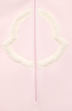Детский комбинезон MONCLER розового цвета, арт. G2-951-8L733-10-80093/9-12M | Фото 3
