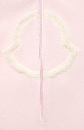 Детский комбинезон MONCLER розового цвета по цене 27150 руб., арт. G2-951-8L733-10-80093/9-12M | Фото 3 Детский комбинезон MONCLER розового цвета, арт. G2-951-8L733-10-80093/9-12M | Фото 3