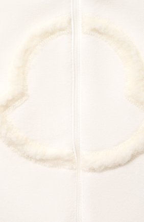 Детский комбинезон MONCLER белого цвета по цене 27150 руб., арт. G2-951-8L733-10-80093/9-12M | Фото 3 Детский комбинезон MONCLER белого цвета, арт. G2-951-8L733-10-80093/9-12M | Фото 3