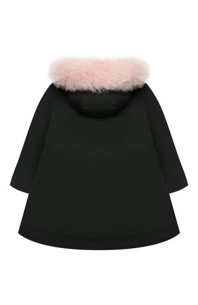 Детская пуховая парка kamelya MONCLER темно-зеленого цвета по цене 77900 руб., арт. G2-954-1C543-10-595C8/4-6A | Фото 2 Детская пуховая парка kamelya MONCLER темно-зеленого цвета, арт. G2-954-1C543-10-595C8/4-6A | Фото 2 (Материал утеплителя: Пух и перо; Материал внешний: Синтетический материал; Материал подклада: Синтетический материал; Рукава: Длинные)