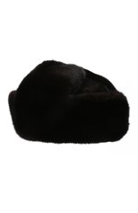 Мужская шапка-ушанка из меха норки FURLAND темно-коричневого цвета, арт. 0116800110203300146 | Фото 2 (Материал: Натуральный мех)