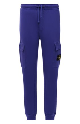 Мужские хлопковые джоггеры STONE ISLAND синего цвета по цене 28500 руб., арт. 751565220 | Фото 1 Мужские хлопковые джоггеры STONE ISLAND синего цвета, арт. 751565220 | Фото 1 (Материал внешний: Хлопок; Мужское Кросс-КТ: Брюки-трикотаж; Силуэт М (брюки): Джоггеры; Стили: Спорт-шик; Длина (брюки, джинсы): Стандартные)