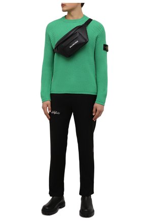 Мужской шерстяной свитер STONE ISLAND зеленого цвета по цене 35300 руб., арт. 7515517C2 | Фото 2 Мужской шерстяной свитер STONE ISLAND зеленого цвета, арт. 7515517C2 | Фото 2 (Материал внешний: Шерсть; Мужское Кросс-КТ: Свитер-одежда; Принт: Без принта; Стили: Кэжуэл; Длина (для топов): Стандартные; Рукава: Длинные)