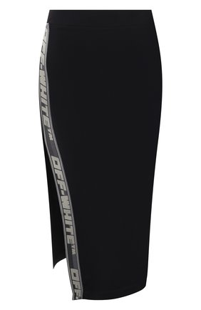 Женская юбка OFF-WHITE черного цвета по цене 39950 руб., арт. 0WVS003F21JER001 | Фото 1 Женская юбка OFF-WHITE черного цвета, арт. 0WVS003F21JER001 | Фото 1 (Материал внешний: Синтетический материал; Длина Ж (юбки, платья, шорты): Миди; Стили: Гламурный; Женское Кросс-КТ: Юбка-одежда)