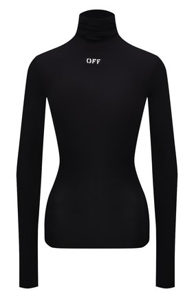 Женская водолазка OFF-WHITE черного цвета по цене 27950 руб., арт. 0WAD122F21JER002 | Фото 1 Женская водолазка OFF-WHITE черного цвета, арт. 0WAD122F21JER002 | Фото 1 (Материал внешний: Синтетический материал; Стили: Спорт-шик; Рукава: Длинные; Длина (для топов): Стандартные; Женское Кросс-КТ: Водолазка-одежда)