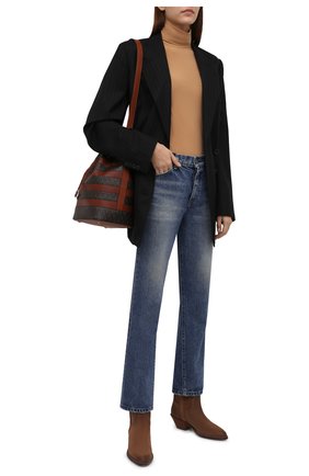 Женская водолазка JIL SANDER бежевого цвета по цене 18800 руб., арт. JSWT705047-WT477108 | Фото 2 Женская водолазка JIL SANDER бежевого цвета, арт. JSWT705047-WT477108 | Фото 2 (Материал внешний: Синтетический материал; Стили: Минимализм; Женское Кросс-КТ: Водолазка-одежда; Рукава: Длинные; Длина (для топов): Стандартные)