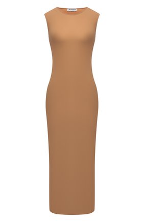 Женское платье JIL SANDER бежевого цвета по цене 23750 руб., арт. JSWT705038-WT477108 | Фото 1 Женское платье JIL SANDER бежевого цвета, арт. JSWT705038-WT477108 | Фото 1 (Материал внешний: Синтетический материал; Стили: Минимализм; Длина Ж (юбки, платья, шорты): До колена; Женское Кросс-КТ: Платье-одежда; Случай: Повседневный)