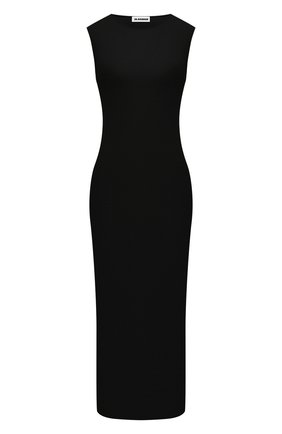 Женское платье JIL SANDER черного цвета по цене 23750 руб., арт. JSWT705038-WT477108 | Фото 1 Женское платье JIL SANDER черного цвета, арт. JSWT705038-WT477108 | Фото 1 (Материал внешний: Синтетический материал; Стили: Минимализм; Длина Ж (юбки, платья, шорты): До колена; Женское Кросс-КТ: Платье-одежда; Случай: Повседневный)