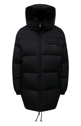 Женский пуховик PRADA черного цвета по цене 250000 руб., арт. 29X808-1WQ8-F0002-202 | Фото 1 Женский пуховик PRADA черного цвета, арт. 29X808-1WQ8-F0002-202 | Фото 1 (Стили: Спорт-шик; Материал утеплителя: Пух и перо; Материал внешний: Синтетический материал; Кросс-КТ: Пуховик, Куртка)