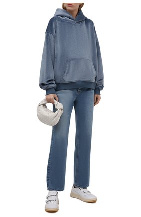 Женский худи ALEXANDER WANG тёмно-голубого цвета по цене 51500 руб., арт. UCC4211462 | Фото 2 Женский худи ALEXANDER WANG тёмно-голубого цвета, арт. UCC4211462 | Фото 2 (Материал внешний: Синтетический материал; Рукава: Длинные; Длина (для топов): Стандартные; Женское Кросс-КТ: Худи-одежда; Стили: Спорт-шик)