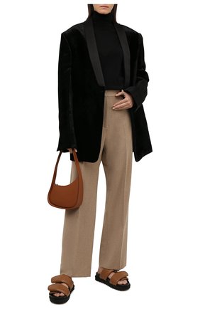 Женские кожаные сандалии DRIES VAN NOTEN бежевого цвета по цене 44650 руб., арт. WW212/171/QU101 | Фото 2 Женские кожаные сандалии DRIES VAN NOTEN бежевого цвета, арт. WW212/171/QU101 | Фото 2 (Материал внутренний: Натуральная кожа; Подошва: Платформа)
