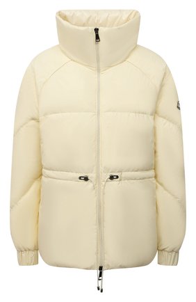 Женский пуховик clypeole MONCLER кремвого цвета по цене 103500 руб., арт. G2-093-1A000-30-595A2 | Фото 1 Женский пуховик clypeole MONCLER кремвого цвета, арт. G2-093-1A000-30-595A2 | Фото 1 (Материал утеплителя: Пух и перо; Материал подклада: Синтетический материал; Рукава: Длинные; Материал внешний: Синтетический материал; Длина (верхняя одежда): Короткие; Кросс-КТ: Пуховик; Стили: Спорт-шик)