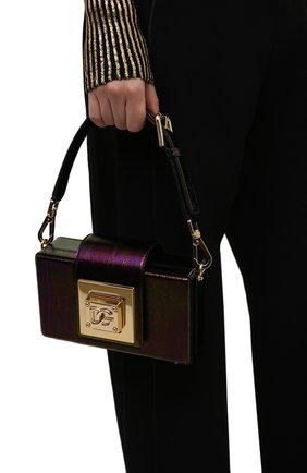 Женский клатч bella DOLCE & GABBANA разноцветного цвета по цене 169500 руб., арт. BB7074/AQ559 | Фото 2 Женский клатч bella DOLCE & GABBANA разноцветного цвета, арт. BB7074/AQ559 | Фото 2 (Материал: Натуральная кожа; Размер: mini; Женское Кросс-КТ: Клатч-клатчи; Сумки: Сумки)