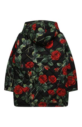 Детская стеганая куртка DOLCE & GABBANA черного цвета по цене 63500 руб., арт. L5JBJV/FSSG0/8-14 | Фото 2 Детская стеганая куртка DOLCE & GABBANA черного цвета, арт. L5JBJV/FSSG0/8-14 | Фото 2 (Материал подклада: Синтетический материал; Материал внешний: Синтетический материал; Рукава: Длинные)