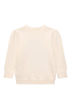 Детский хлопковый пуловер POLO RALPH LAUREN кремвого цвета по цене 12600 руб., арт. 310853152 | Фото 2 Детский хлопковый пуловер POLO RALPH LAUREN кремвого цвета, арт. 310853152 | Фото 2 (Рукава: Длинные; Материал внешний: Хлопок)