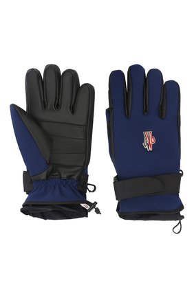 Мужские утепленные перчатки MONCLER GRENOBLE синего цвета по цене 36450 руб., арт. G2-097-3A000-02-53063 | Фото 3 Мужские утепленные перчатки MONCLER GRENOBLE синего цвета, арт. G2-097-3A000-02-53063 | Фото 3 (Материал: Текстиль, Синтетический материал; Кросс-КТ: Спорт)