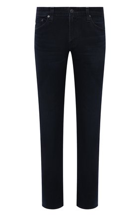 Мужские джинсы graduate AG темно-синего цвета, арт. 1174TSY/BLD/MX | Фото 1 (Материал внешний: Хлопок, Деним; Длина (брюки, джинсы): Стандартные; Кросс-КТ: Деним; Силуэт М (брюки): Прямые; Стили: Кэжуэл)