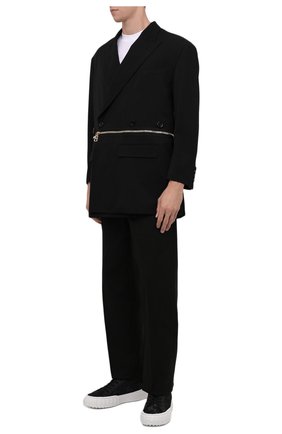 Мужские текстильные кеды FENDI черного цвета по цене 51950 руб., арт. 7E1424 AD76 | Фото 2 Мужские текстильные кеды FENDI черного цвета, арт. 7E1424 AD76 | Фото 2 (Материал внутренний: Текстиль; Подошва: Массивная; Материал внешний: Текстиль)