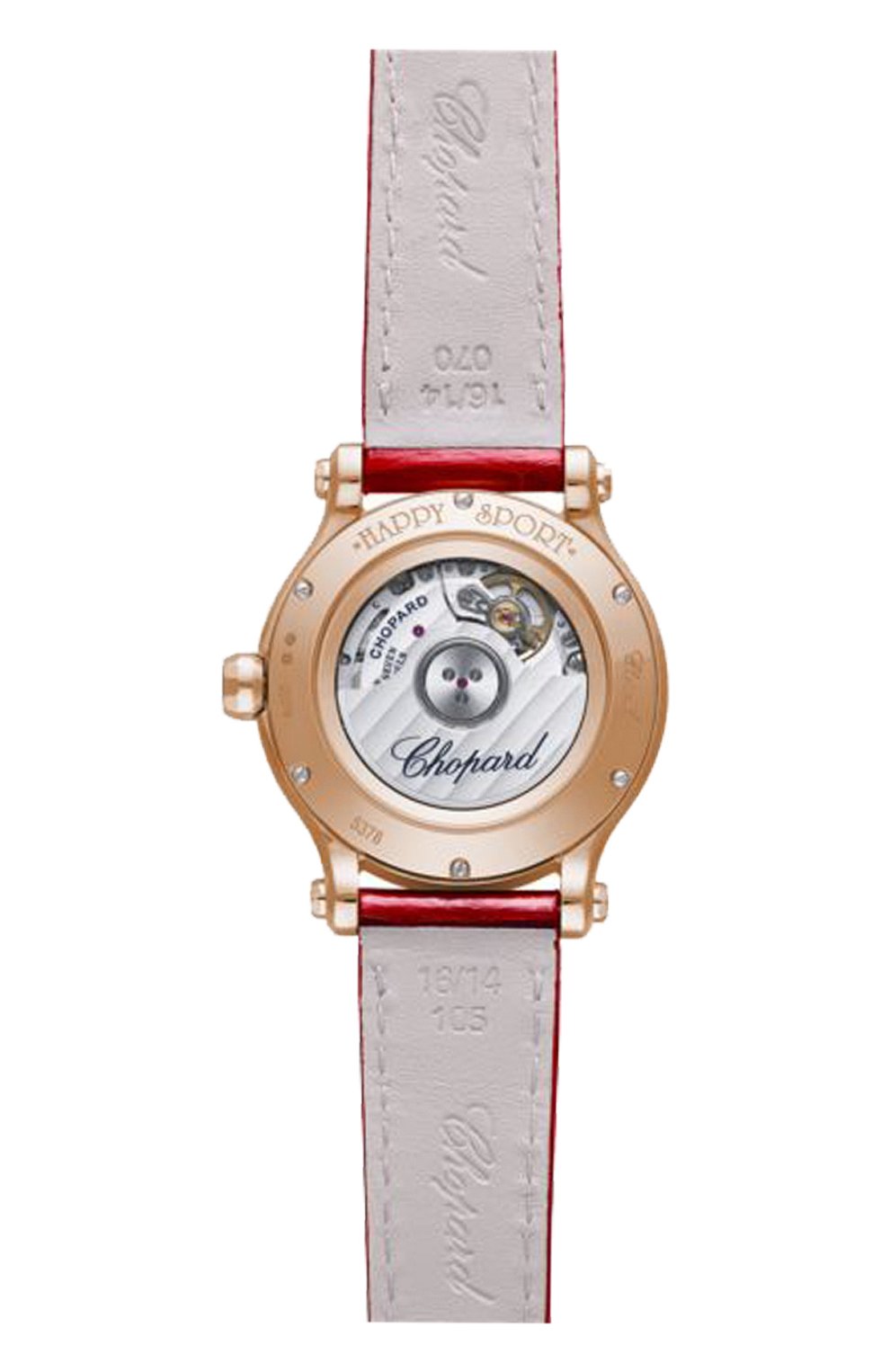 Женские часы happy sport automatic CHOPARD бесцветного цвета по цене 2030400 руб., арт. 275378-5005 | Фото 2 Женские часы happy sport automatic CHOPARD бесцветного цвета, арт. 275378-5005 | Фото 2 (Механизм: Автомат; Материал корпуса: Розовое золото; Цвет циферблата: Перламутровый)
