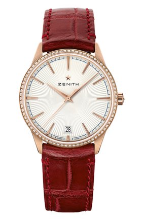 Женские часы classic ZENITH бесцветного цвета по цене 2230200 руб., арт. 22.3200.670/01.C831 | Фото 1 Женские часы classic ZENITH бесцветного цвета, арт. 22.3200.670/01.C831 | Фото 1 (Механизм: Автомат; Материал корпуса: Розовое золото; Цвет циферблата: Серебристый)