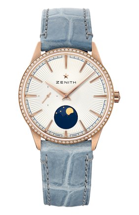 Женские часы moonphase ZENITH бесцветного цвета по цене 1540000 руб., арт. 22.3200.692/01.C832 | Фото 1 Женские часы moonphase ZENITH бесцветного цвета, арт. 22.3200.692/01.C832 | Фото 1 (Механизм: Автомат; Материал корпуса: Розовое золото; Цвет циферблата: Серебристый)