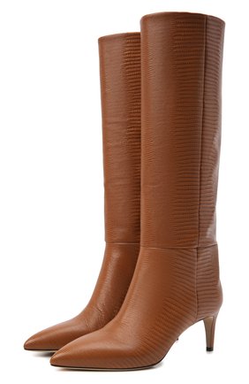 Женские кожаные сапоги stiletto 60 PARIS TEXAS коричневого цвета по цене 51800 руб., арт. PX503-XTJS5 | Фото 1 Женские кожаные сапоги stiletto 60 PARIS TEXAS коричневого цвета, арт. PX503-XTJS5 | Фото 1 (Высота голенища: Средние; Подошва: Плоская; Каблук высота: Средний; Каблук тип: Шпилька; Материал внутренний: Натуральная кожа; Материал внешний: Кожа)