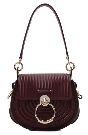 Женская сумка tess small CHLOÉ бордового цвета по цене 153000 руб., арт. CHC21WS153F29 | Фото 1 Женская сумка tess small CHLOÉ бордового цвета, арт. CHC21WS153F29 | Фото 1 (Размер: small; Ремень/цепочка: На ремешке; Материал: Натуральная кожа; Сумки-технические: Сумки через плечо)