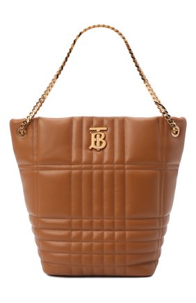 Женский сумка lola BURBERRY коричневого цвета, арт. 8046238 | Фото 1 (Размер: medium; Материал: Натуральная кожа; Сумки-технические: Сумки-шопперы)