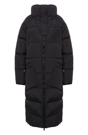 Женская утепленная куртка GANNI черного цвета, арт. F6447 | Фото 1 (Материал внешний: Синтетический материал; Материал подклада: Синтетический материал; Длина (верхняя одежда): Длинные; Рукава: Длинные; Кросс-КТ: Пуховик, Утепленный, Куртка; Стили: Спорт-шик)
