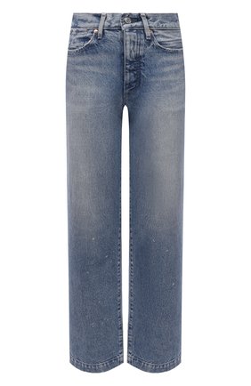 Женские джинсы TANAKA голубого цвета по цене 29950 руб., арт. ST-2(F)/NEW MID WASHED | Фото 1 Женские джинсы TANAKA голубого цвета, арт. ST-2(F)/NEW MID WASHED | Фото 1 (Материал внешний: Хлопок, Деним; Длина (брюки, джинсы): Стандартные; Кросс-КТ: Деним; Детали: Потертости; Силуэт Ж (брюки и джинсы): Прямые; Стили: Кэжуэл)