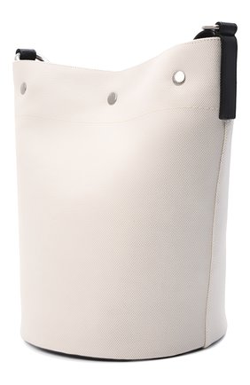 Женский сумка rive gauche SAINT LAURENT белого цвета, арт. 669299/FAAAZ | Фото 4 (Сумки-технические: Сумки-шопперы; Размер: medium; Ремень/цепочка: На ремешке; Материал: Текстиль)