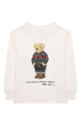 Детская хлопковый лонгслив POLO RALPH LAUREN белого цвета по цене 4265 руб., арт. 322853792 | Фото 1 Детская хлопковый лонгслив POLO RALPH LAUREN белого цвета, арт. 322853792 | Фото 1 (Рукава: Длинные; Материал внешний: Хлопок)